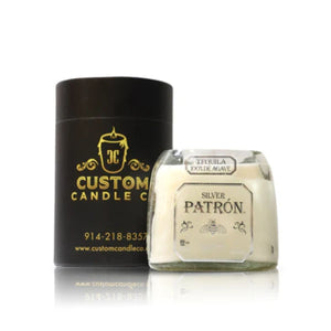 Recycled Patron Silver Tequila Candle