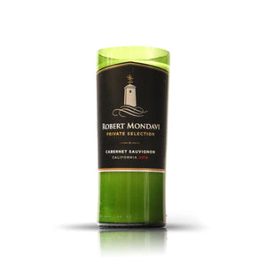Recycled Robert Mondavi Cabernet Sauvignon Wine Candle