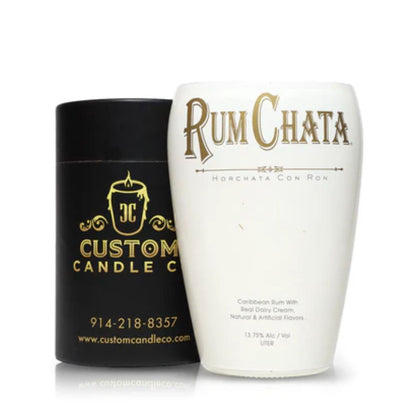 Recycled Rum Chata Candle