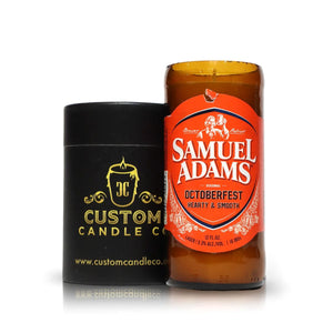 Recycled Samuel Adams Beer Candle