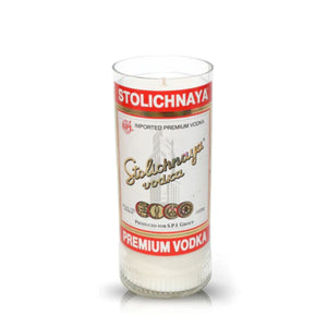 Recycled Stolicnaya Vodka Candle