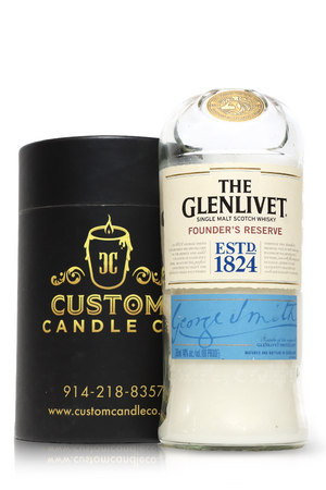 Recycled The Glenlivet Scotch Whiskey Candle