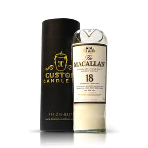Recycled The Macallan Scotch 18 Years Whiskey Candle