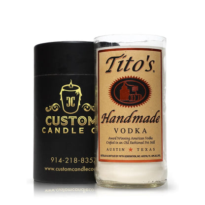 Recycled Tito's Handmade Vodka Candle