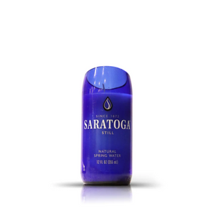 Recycled Saratoga Still Spring Water Candle - Curved Cut