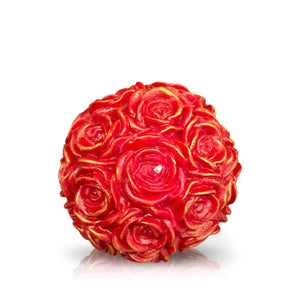 Rose Gold Shimmer Red Candle