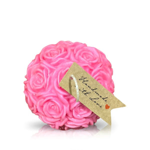Rose Pastel Pink Candle