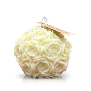 Rose Pastel Yellow Candle
