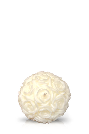 Rose Solid White Candle