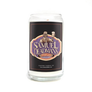 Samuel Deadman’s Rotten Lager Beer Can Candle