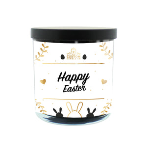 Happy Easter Black Tumbler Candle