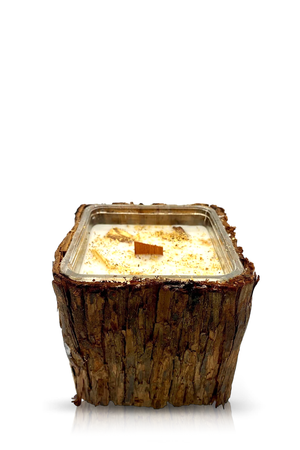 Wood Square Small Candle – Feng Shui Wood Scent