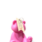 Teddy Bear Pastel Pink Baby Candle