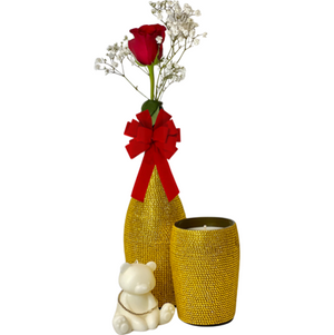 Valentines Luxourious Gift Set – Gold Diamond set