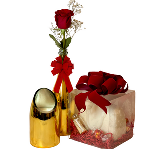 Valentines Luxourious Gift Set – Gold Shiney Set