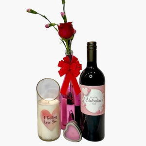 Valentines Luxourious Gift Set – Pink/Clear Shiney set