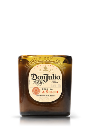 Recycled Don Julio Anejo Tequila Candle