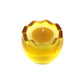 Yellow Glass Easter Egg w/ Yoke