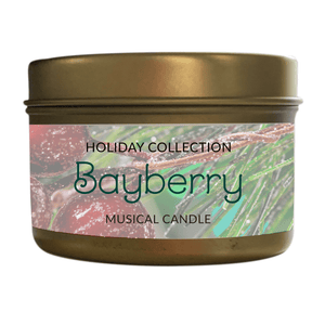 Musical Holiday Candle – Bayberry