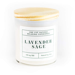 LAVENDER SAGE Relaxing Aromatherapy Candle 11oz