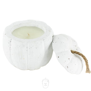 White Cement Candle