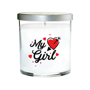 My Girl Quote Candle (Clear tumbler glass)