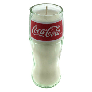 Recycled Coca Cola Soda Bottle Candle