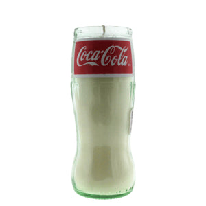 Recycled Coca Cola Soda Bottle Candle