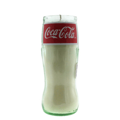 Recycled Coca Cola Soda Bottle Candle