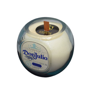 Recycled Don Julio Blanco Tequila Candle