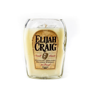 Recycled Elijah Craig Bourbon Whiskey Candle