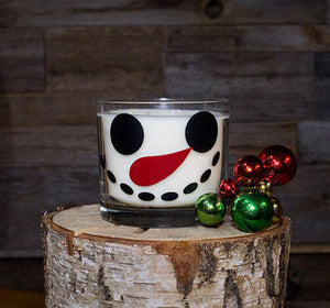 Snowman 2 Wick Candle Candle