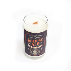 Dark Holiday Ale Candle