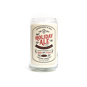 Light Holiday Ale Candle