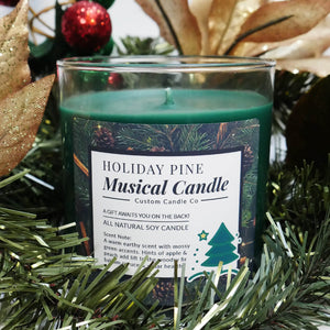 Musical Holiday Candle & Diffuser | Holiday Pine