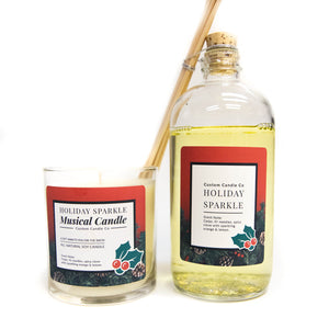 Musical Holiday Candle & Diffuser | Holiday Sparkle