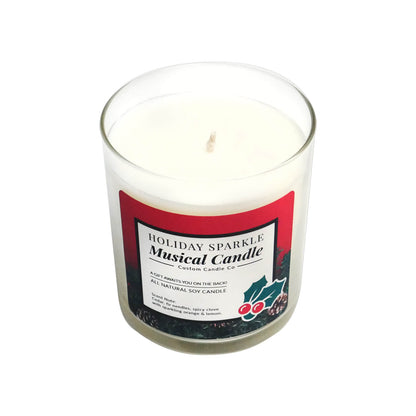 Musical Holiday Candle – Holiday Sparkle