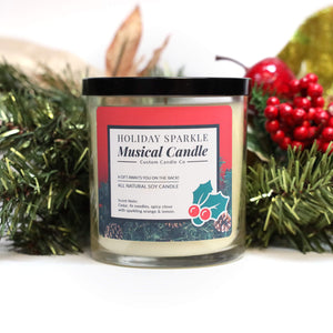 Musical Holiday Candle & Diffuser | Holiday Sparkle