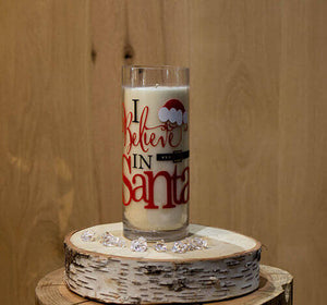 I Believe in Santa Claus Candle