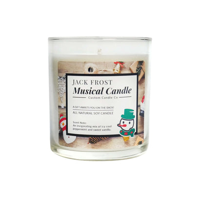 Musical Holiday Candle – Jack Frost