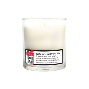 Musical Holiday Candle – Slate