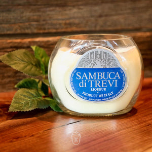 Recycled Sambuca Di Trevi Liqueur Candle