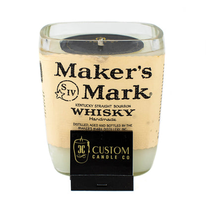 Recycled Makers Mark Whiskey Candle