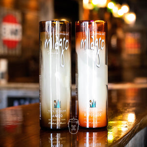 Recycled Milagro Anejo Tequila Candle