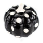 Ceramic Mini Polka Black Pumpkin Candle