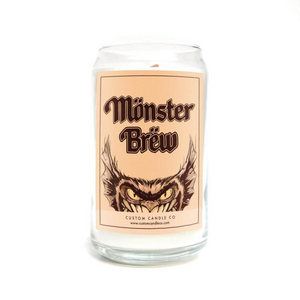 Monster Brew Beer Can Candle