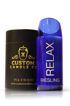 Recycled Relax Riesling Water Candle