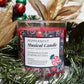 Musical Holiday Candle – Peppermint