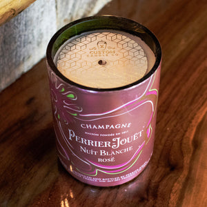 Recycled Champagne Candle – Perrier Jouet Nuit Blanche Rose