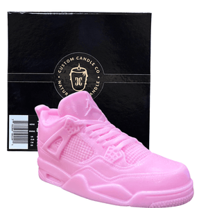 AJ-4 Baby Pink Sneaker Candle – XL